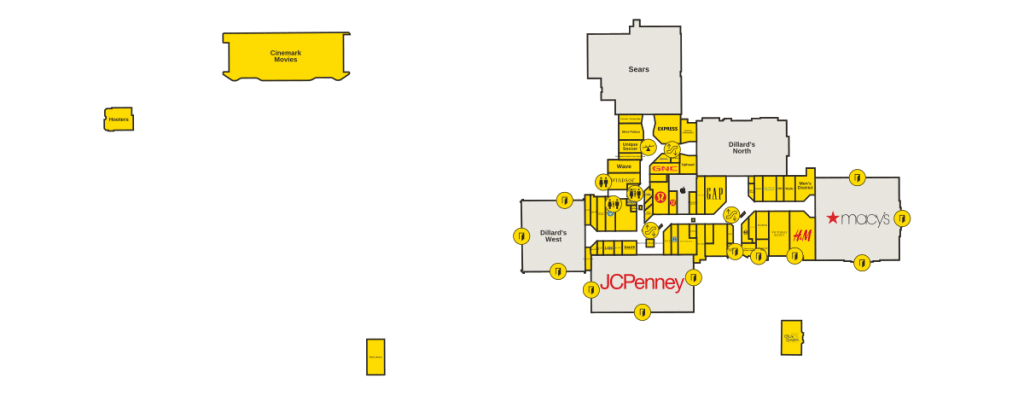 Cielo Vista Mall Directory Map