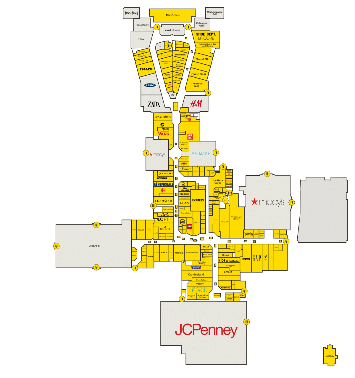 La Plaza Directory Map