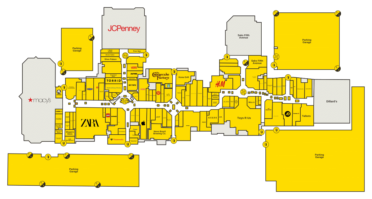 North Star Mall Directory Map
