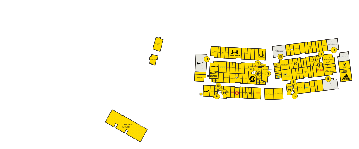 Round Rock Premium Outlets Directory Map