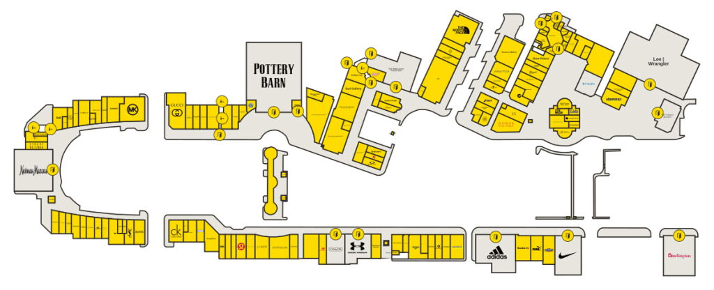 San Marcos Premium Outlets Directory Map