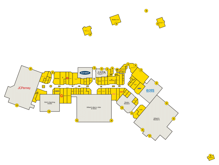 Midland Park Mall Directory Map