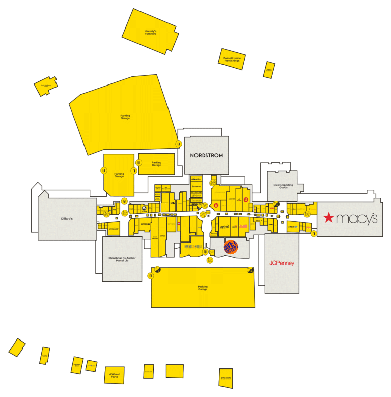 Stonebriar Centre Directory Map