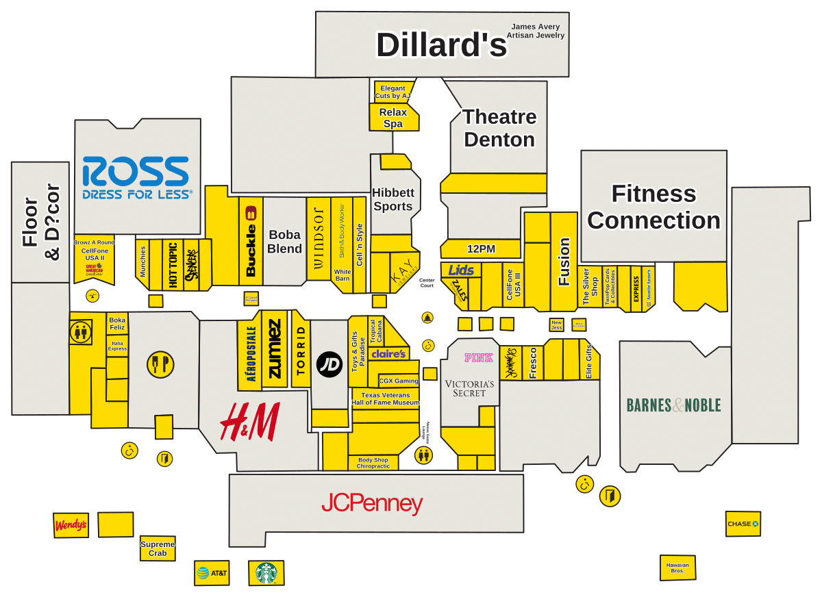 Golden Triangle Mall Directory Map
