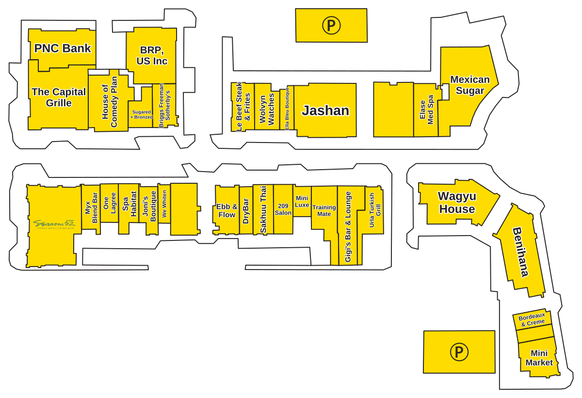 The Shops at Legacy North Directory Map