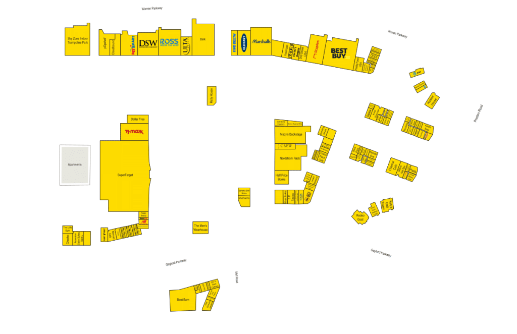 Centre at Preston Ridge Directory Map