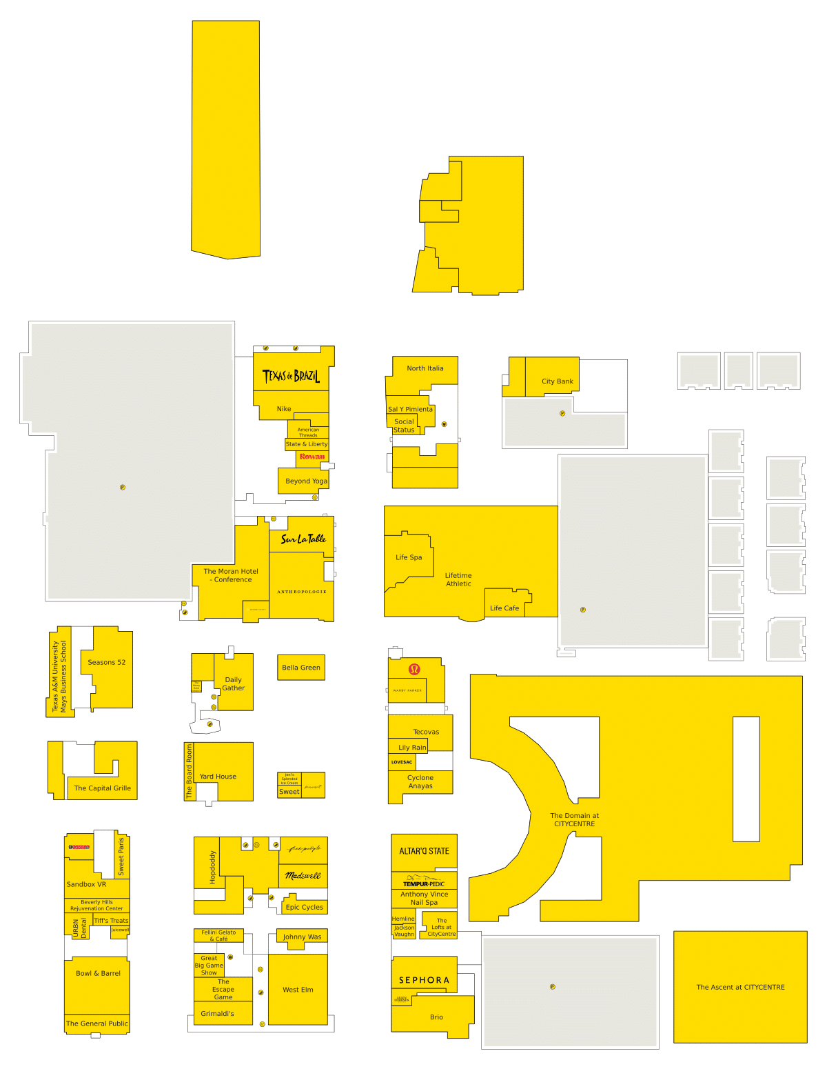 CityCentre Directory Map