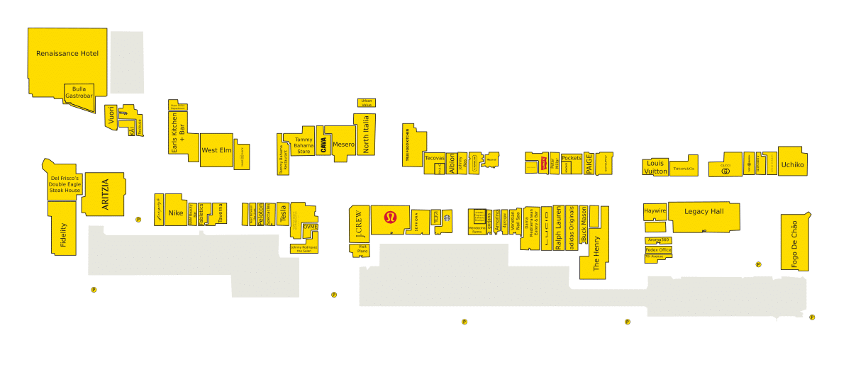 Legacy West Directory Map