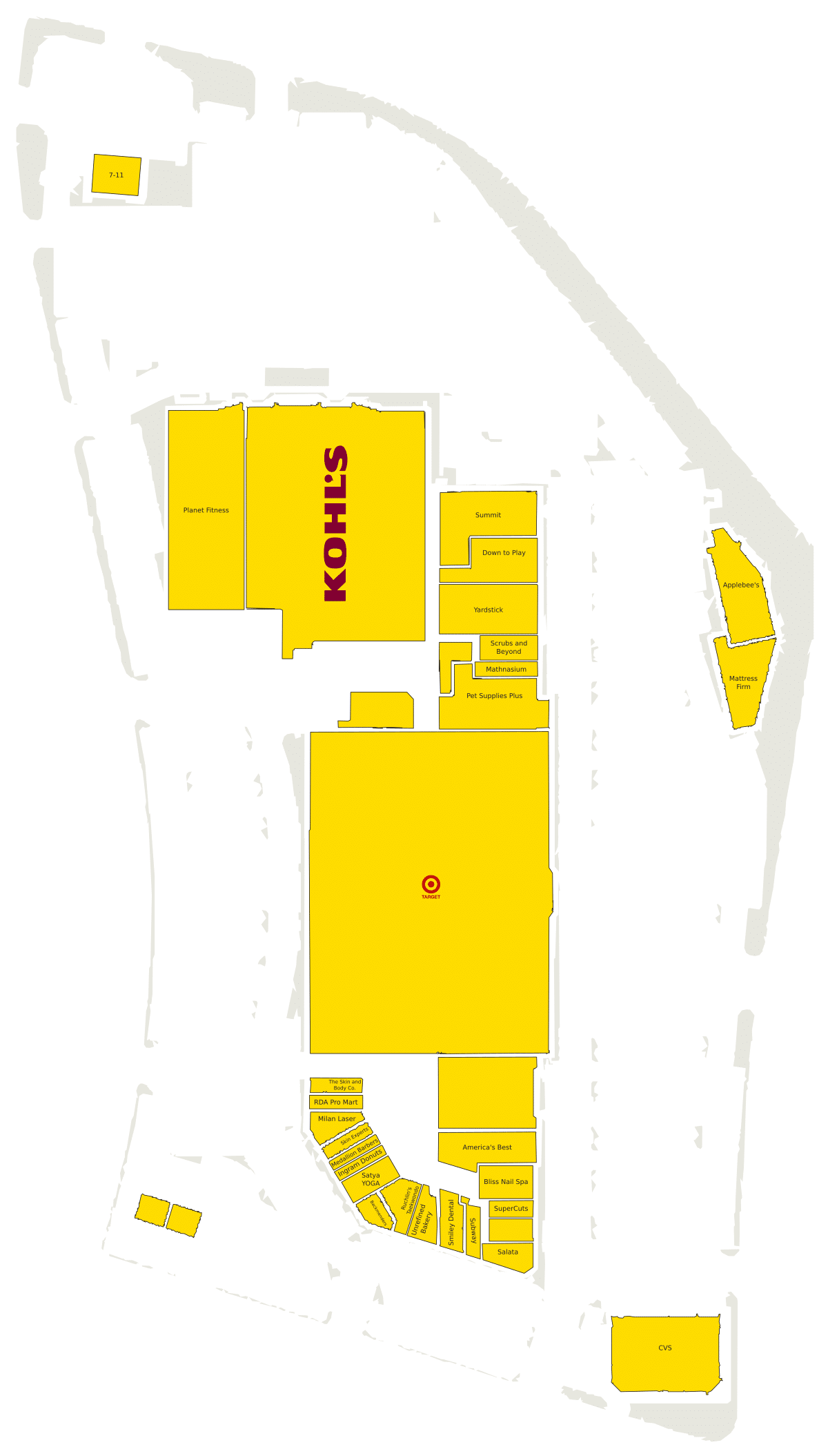 Medallion Center Directory Map