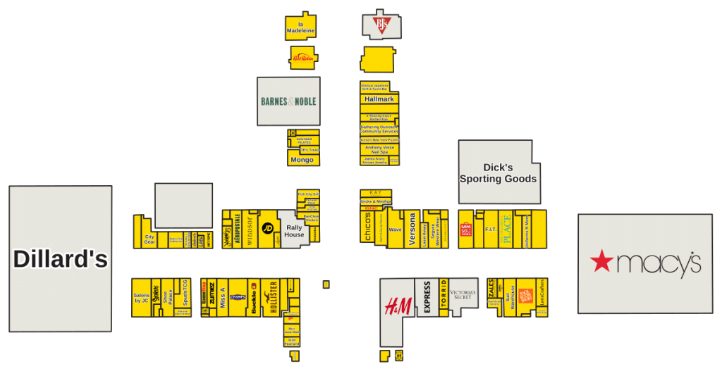 Pearland Town Center Directory Map