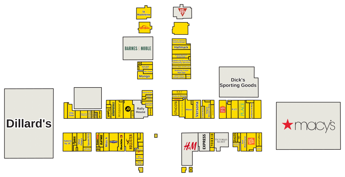 Pearland Town Center Directory Map