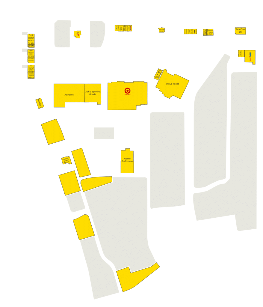 Rayzor Ranch Town Center Directory Map