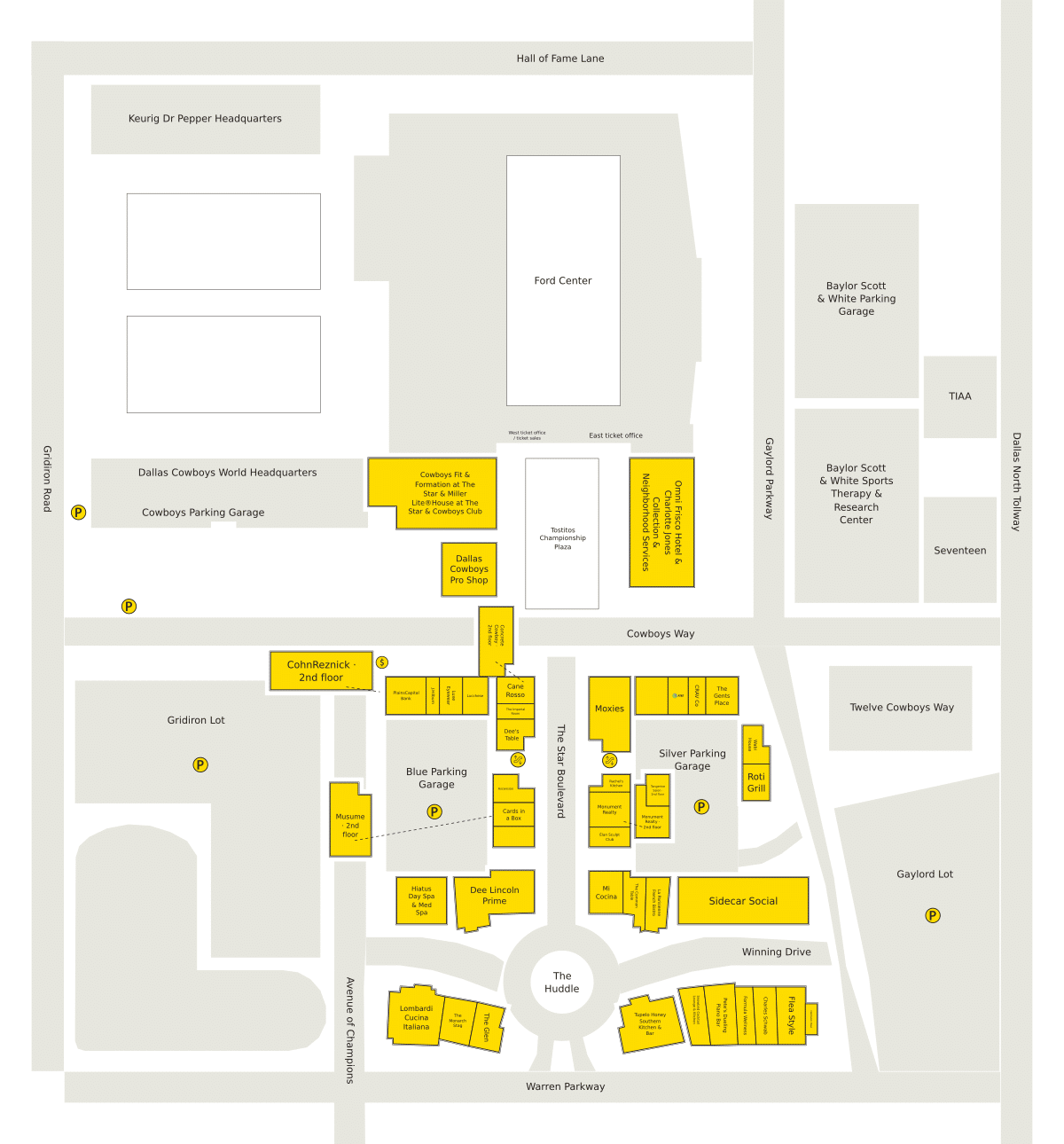 The Star Directory Map
