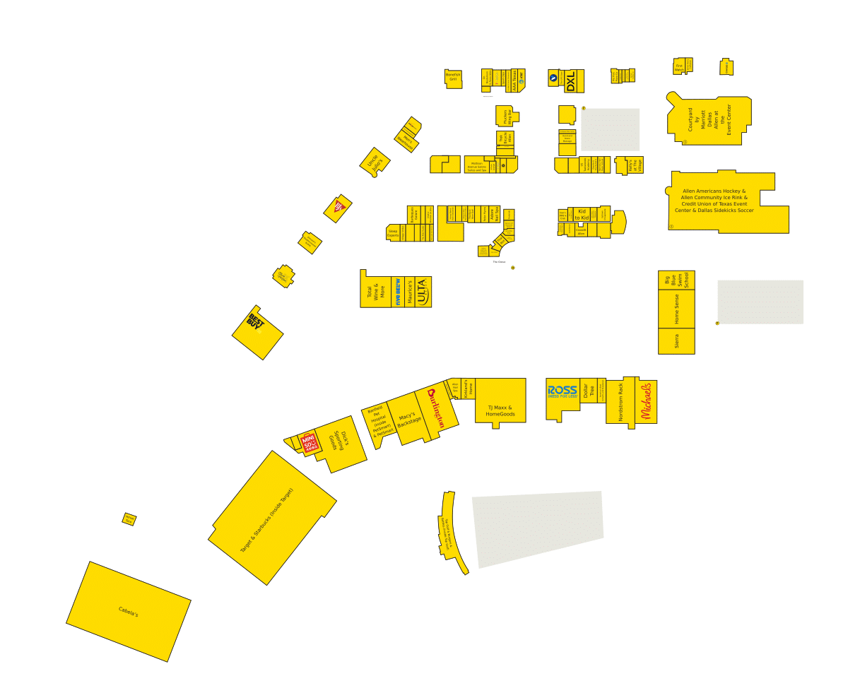 The Village at Allen Directory Map
