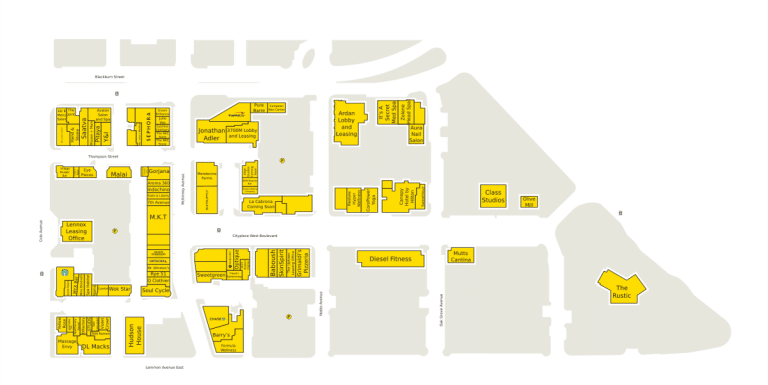 West Village Directory Map